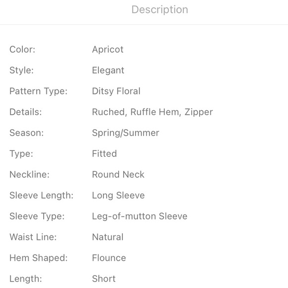 SHEIN DRESS SIZE L - Picture 4 of 5